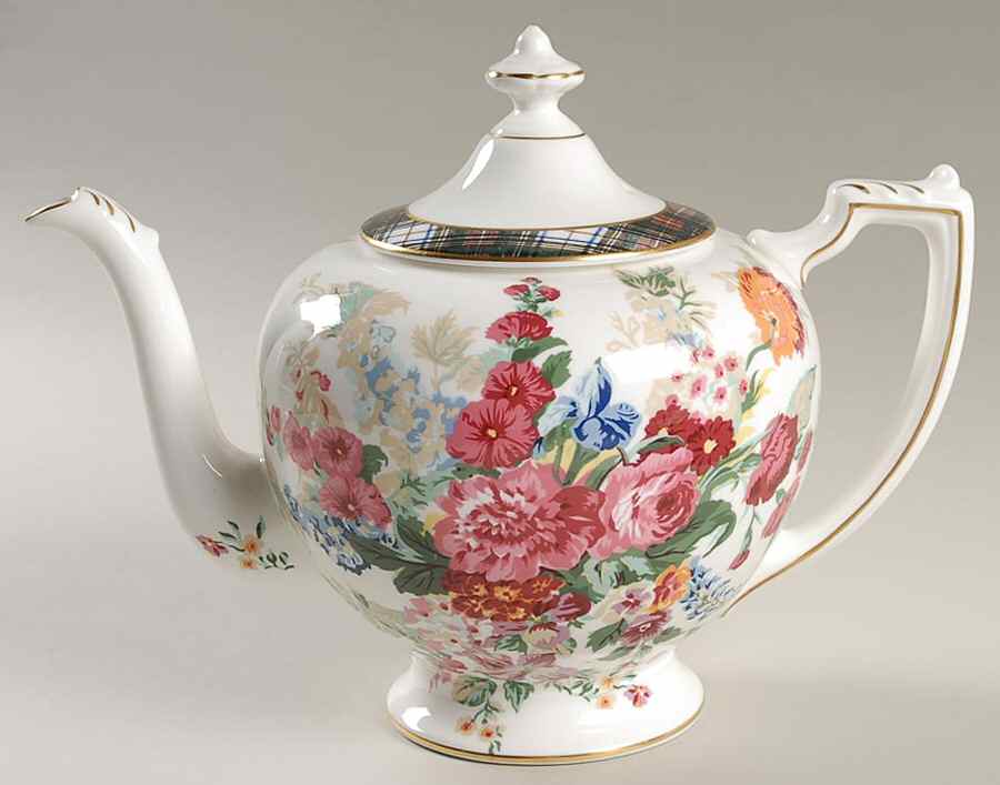 Hampton Floral Teapot & Lid by Ralph Lauren China-1