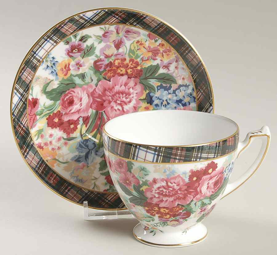 Hampton Floral Footed Cup & Saucer Set by Ralph Lauren China-1