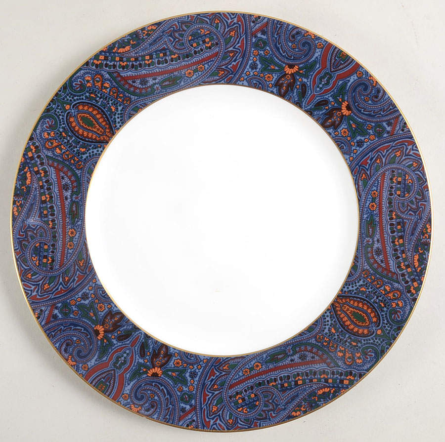 King Charles Paisley Dinner Plate by Ralph Lauren China-1