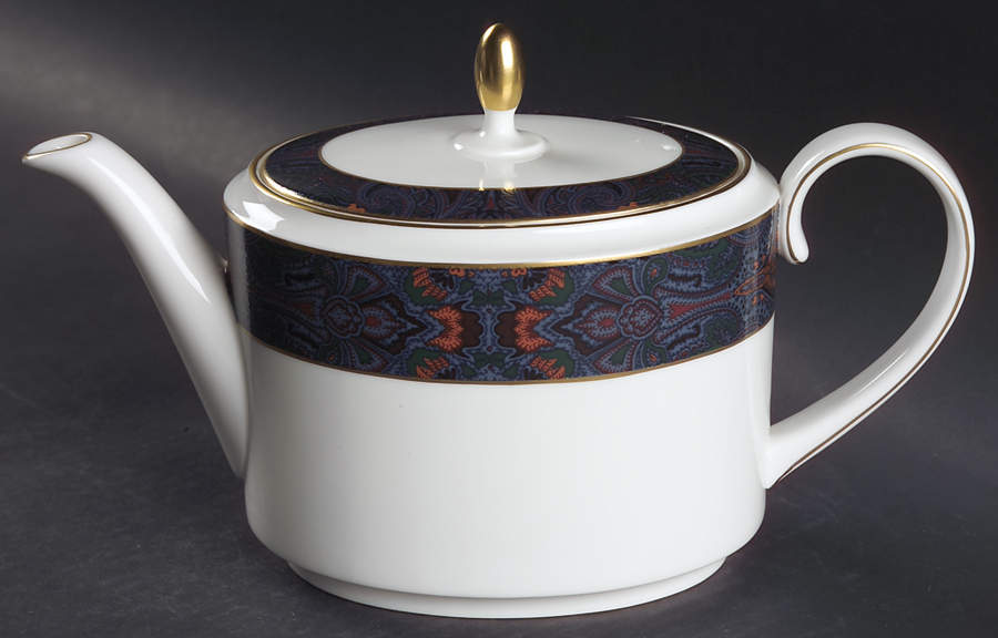 King Charles Paisley Teapot & Lid by Ralph Lauren China-1
