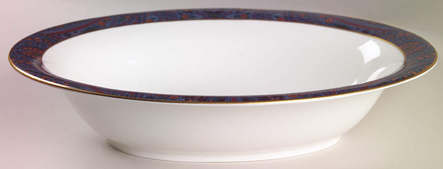 King Charles Paisley 9" Oval Vegetable Bowl by Ralph Lauren China-1