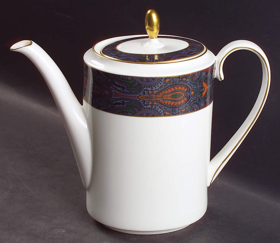 King Charles Paisley Coffee Pot & Lid by Ralph Lauren China-1