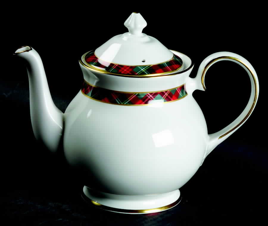 Mclean Tartan Teapot & Lid by Ralph Lauren China-1