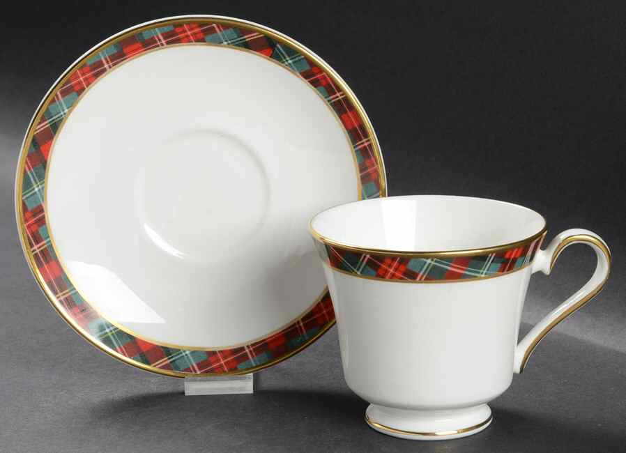 Mclean Tartan Footed Cup & Saucer Set by Ralph Lauren China-1