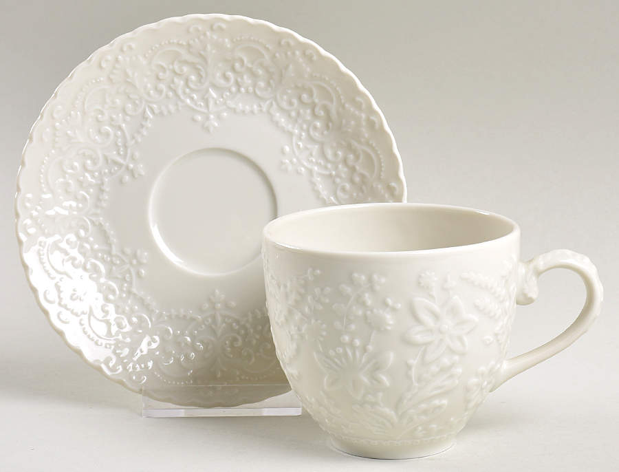 Megan Flat Cup & Saucer Set by Ralph Lauren China-1