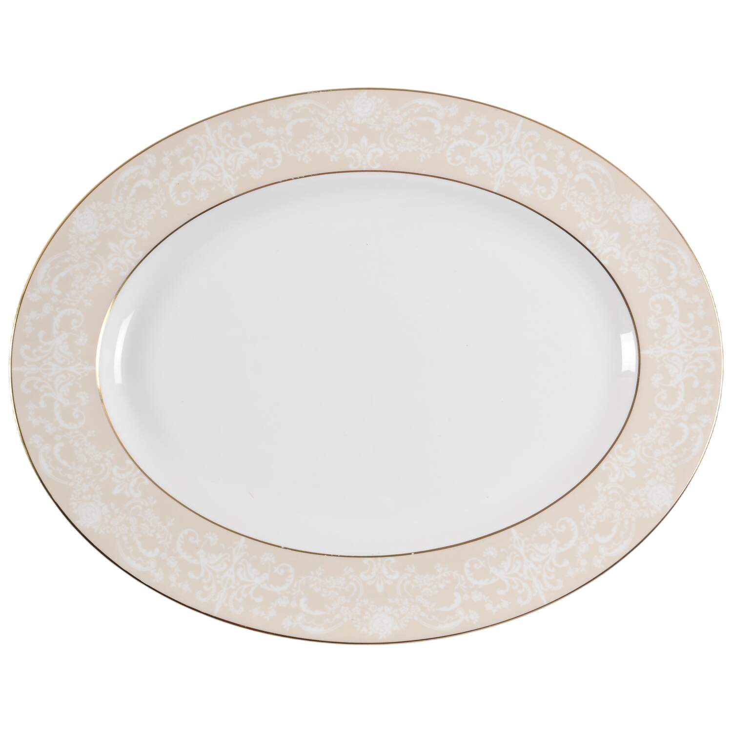 Meredith 15" Oval Serving Platter by Ralph Lauren China-1