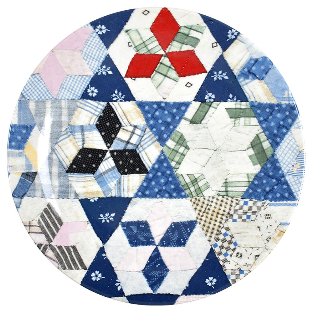 Patchwork Dinner Plate by Ralph Lauren China-1