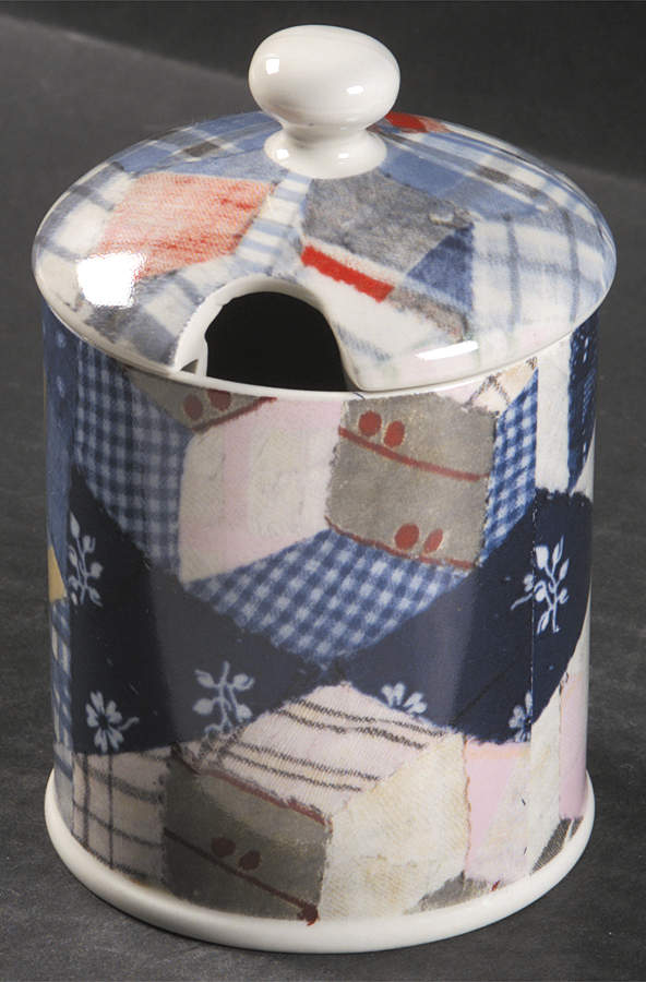Patchwork Jam/Jelly & Lid by Ralph Lauren China-1
