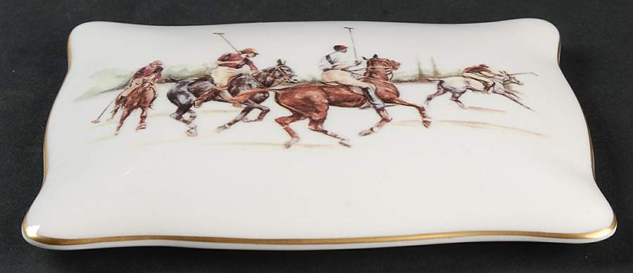 Polo Scene Double Deck Playing Card Box-Lid by Ralph Lauren China-1