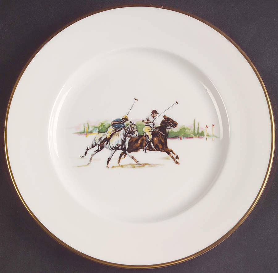 Polo Scene Salad Plate by Ralph Lauren China-1