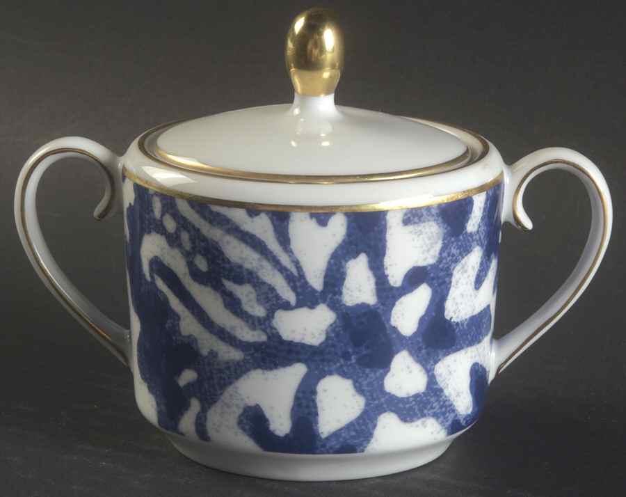 Round Hill Sugar Bowl & Lid by Ralph Lauren China-1