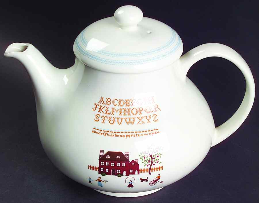 Sampler Teapot & Lid by Ralph Lauren China-1