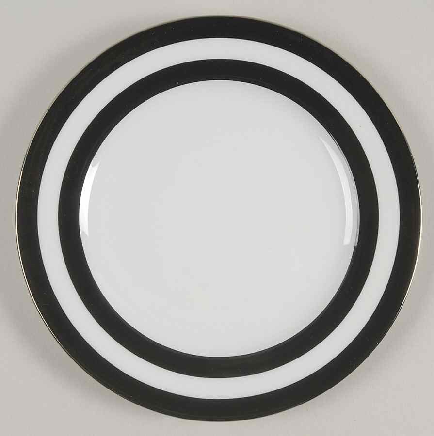 Spectator Black Bread & Butter Plate by Ralph Lauren China-1