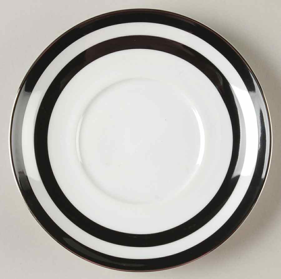 Spectator Black Saucer by Ralph Lauren China-1