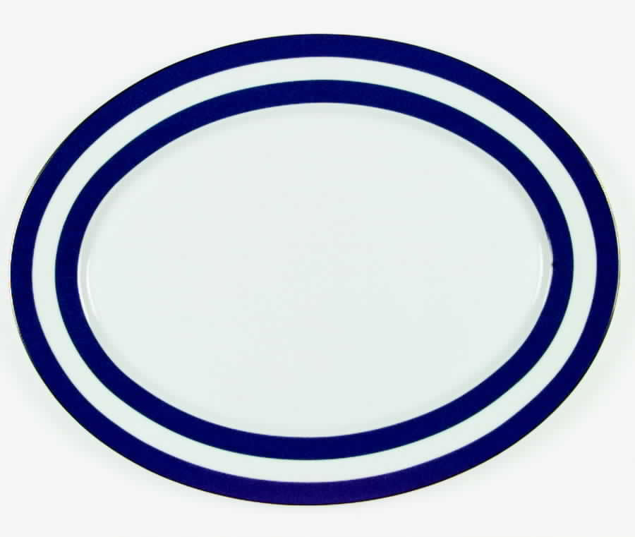 Spectator Cadet 16" Oval Serving Platter by Ralph Lauren China-1