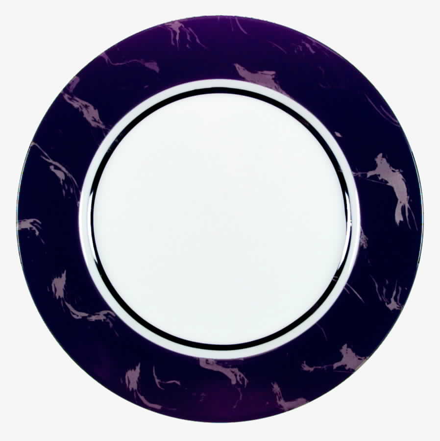 Patina Noir Dinner Plate by LS Collection-1