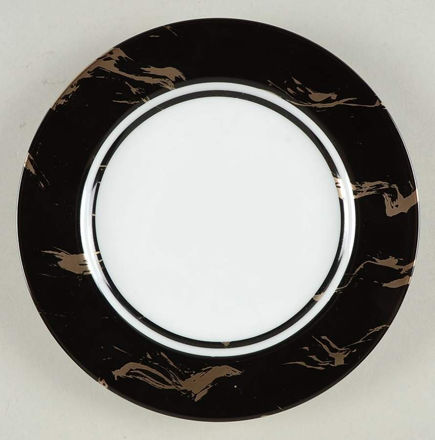 Patina Noir Salad Plate by LS Collection-1