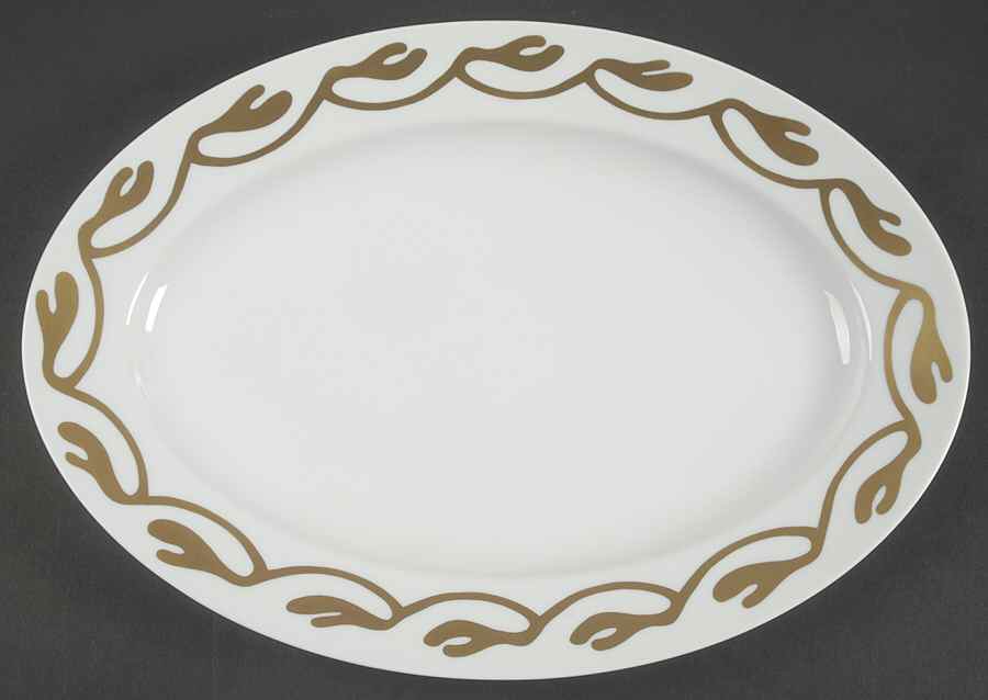 Sedona 14" Oval Serving Platter by LS Collection-1