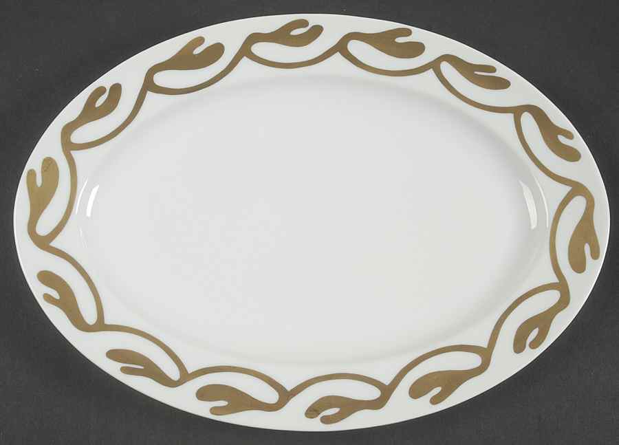 Sedona 12" Oval Serving Platter by LS Collection-1