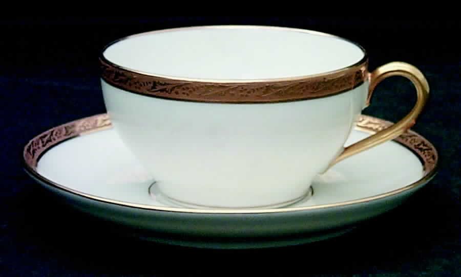 LSS1 Flat Cup & Saucer Set by Lazarus Straus & Sons-1