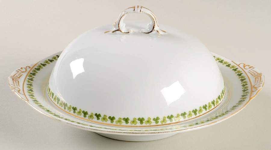 1616 Round Covered Butter by Lazarus Straus & Sons-1