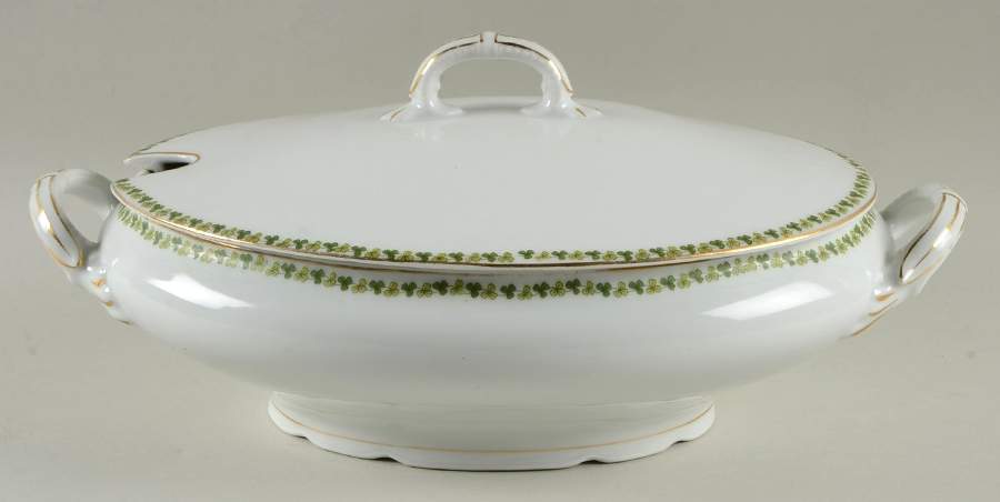 1616 Oval Covered Vegetable by Lazarus Straus & Sons-1
