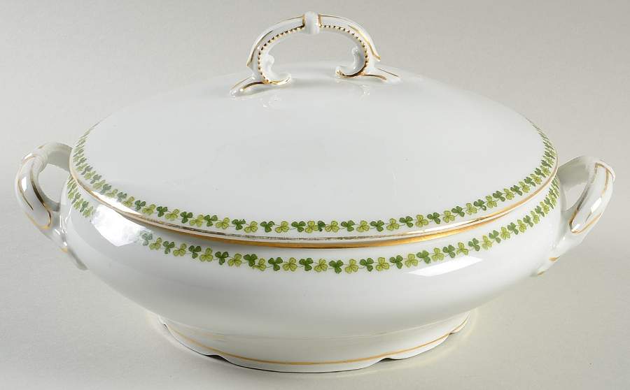 1616 Round Covered Vegetable by Lazarus Straus & Sons-1