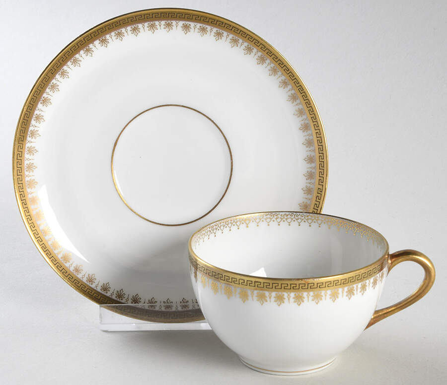 LSS18 Demitasse Cup & Saucer Set by Lazarus Straus & Sons-1