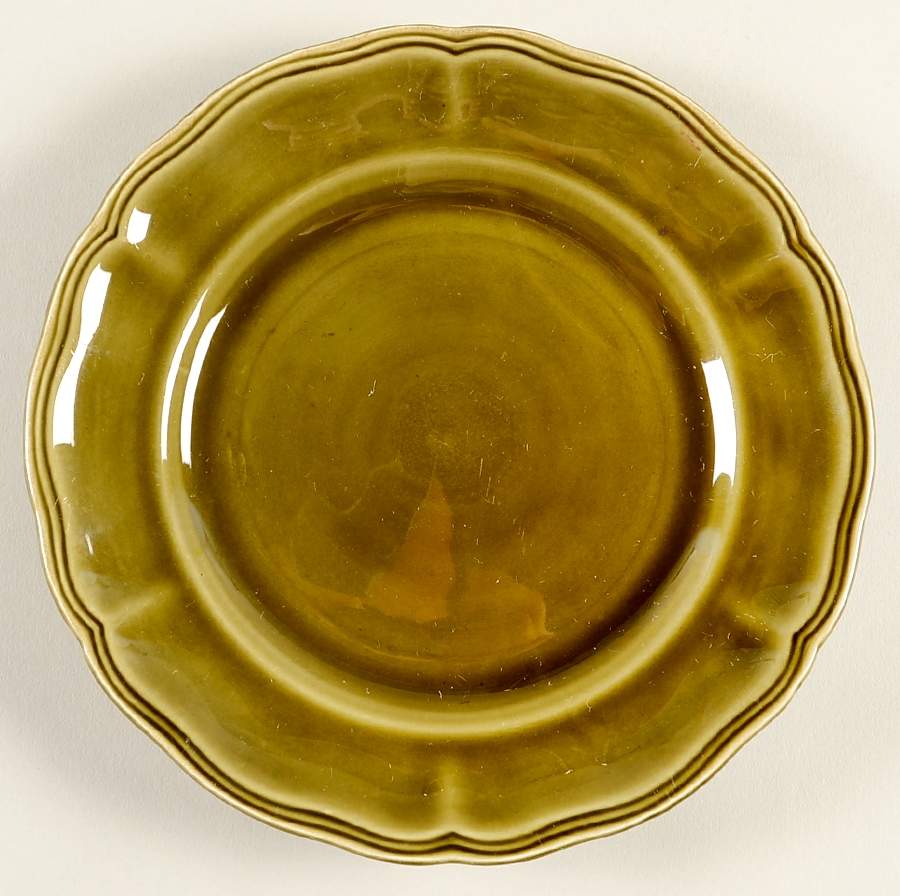 Louis XV Green Salad Plate by Luneville-1