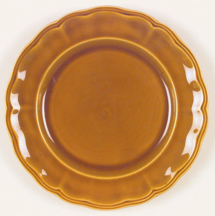 Louis XV Honey Dinner Plate by Luneville-1