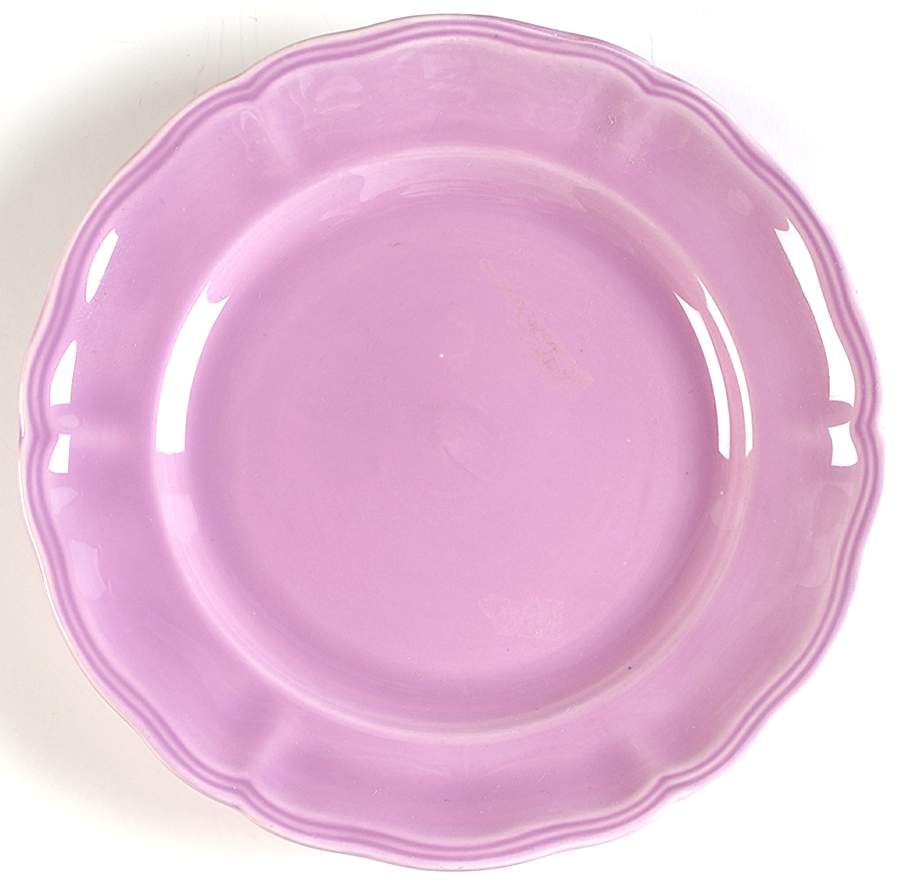 Louis XV Lilac Salad Plate by Luneville-1