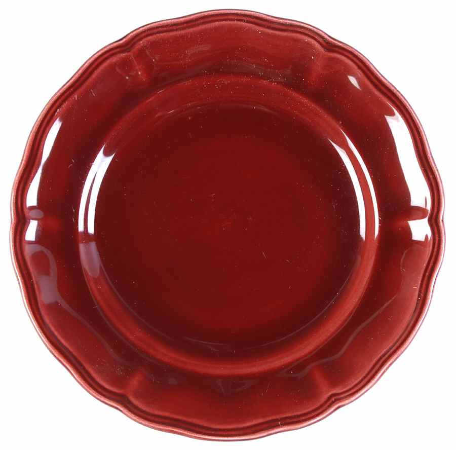 Louis XV Apple Red Salad Plate by Luneville-1