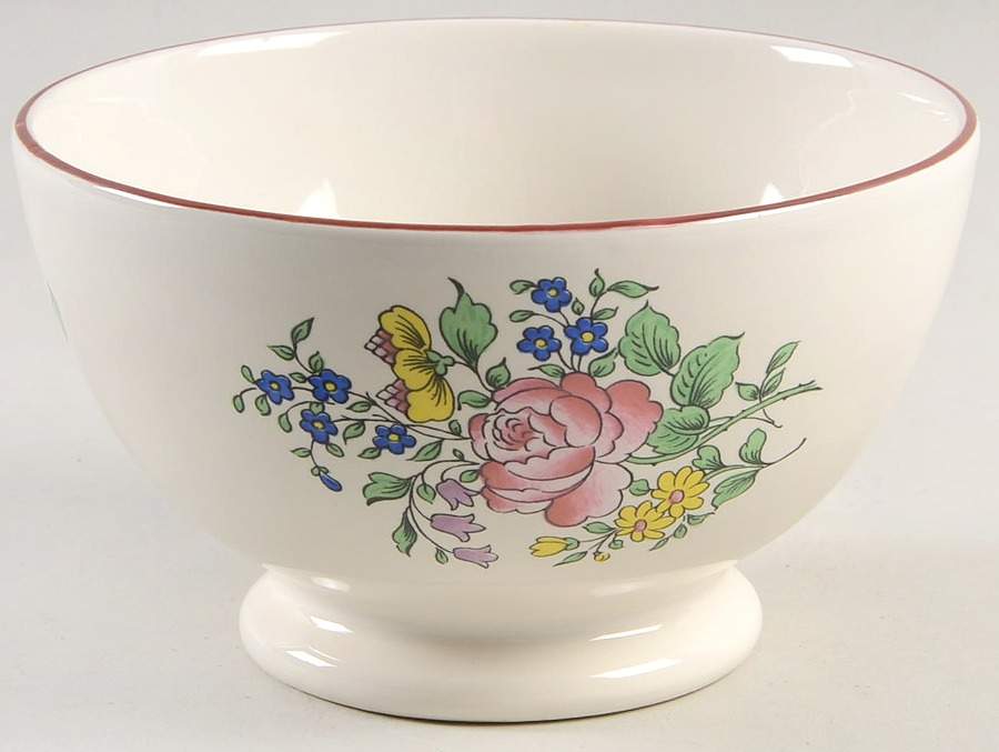 Old Strasbourg (Off White Background) Rice Bowl by Luneville-1
