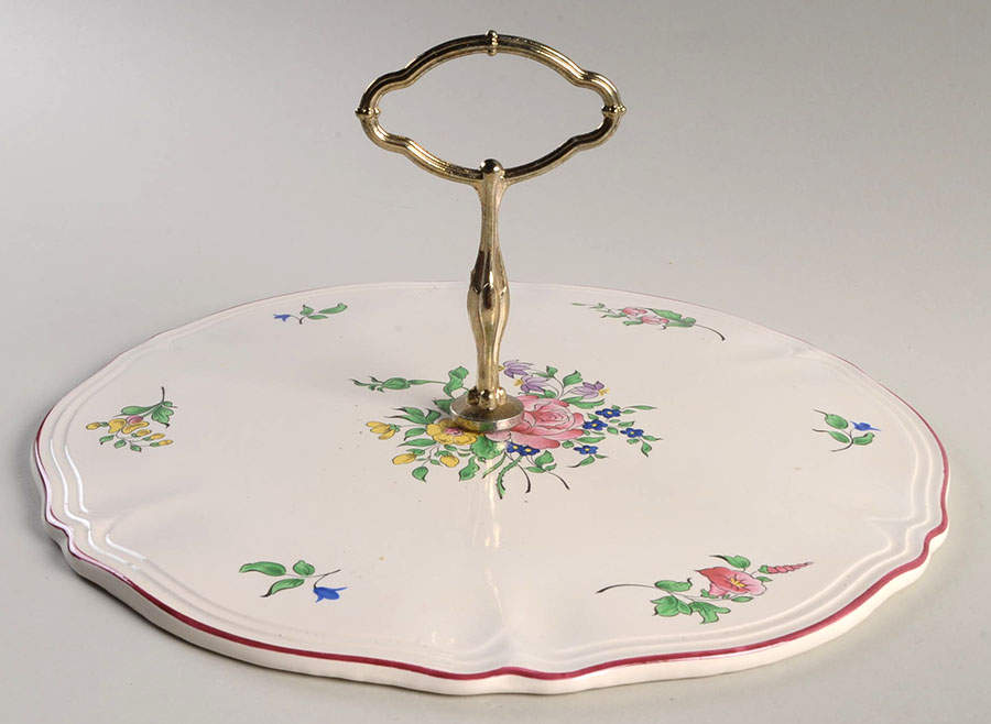 Old Strasbourg (Off White Background) Cheese Tray by Luneville-1