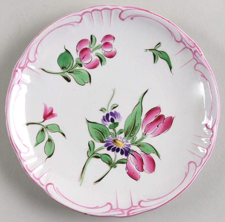 Old Strasbourg (Off White Background) Canape Plate by Luneville-1