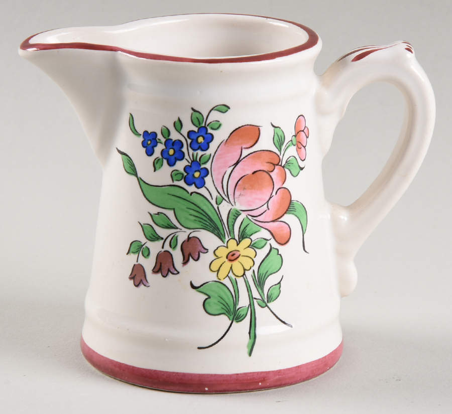 Old Strasbourg (Off White Background) 4 Oz Pitcher by Luneville-1