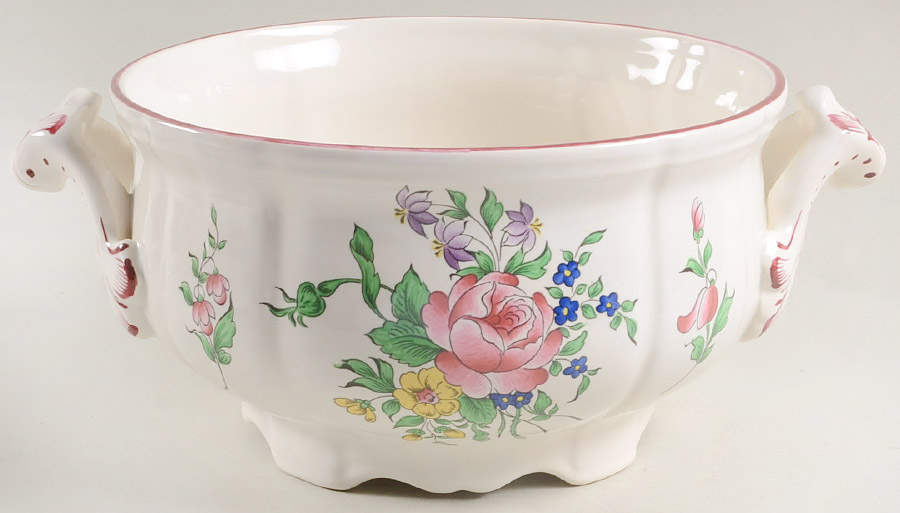 Old Strasbourg (Off White Background) Tureen No Lid by Luneville-1