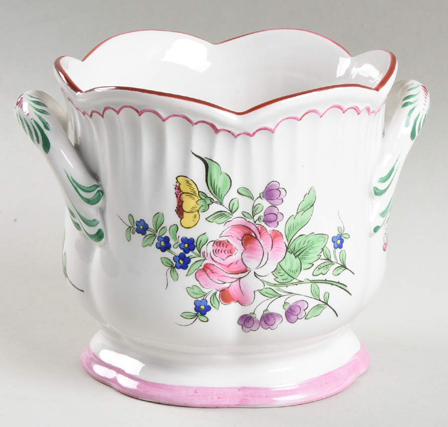 Old Strasbourg (Off White Background) Cachepot by Luneville-1