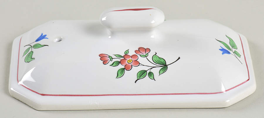 Old Strasbourg (Off White Background) Lid for 6" Rectangular Box by Luneville-1