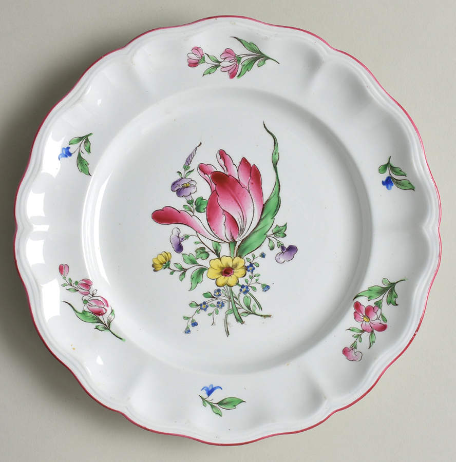 Old Strasbourg (Off White Background) Dinner Plate by Luneville-1