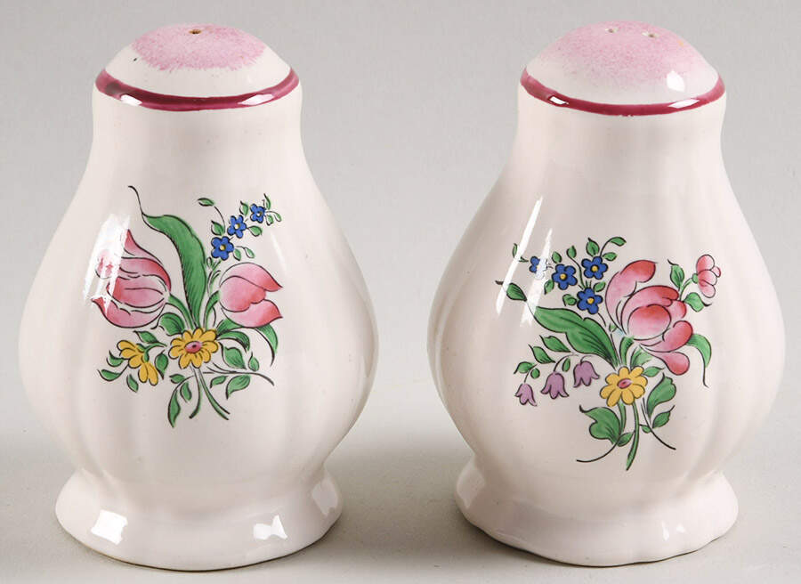 Old Strasbourg (Off White Background) Salt & Pepper Set by Luneville-1