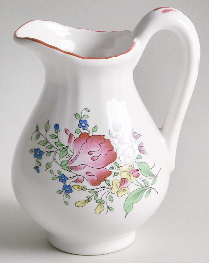 Old Strasbourg (Off White Background) Creamer by Luneville-1