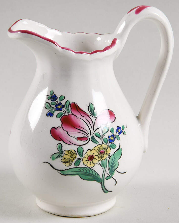 Old Strasbourg (Off White Background) Creamer by Luneville-1