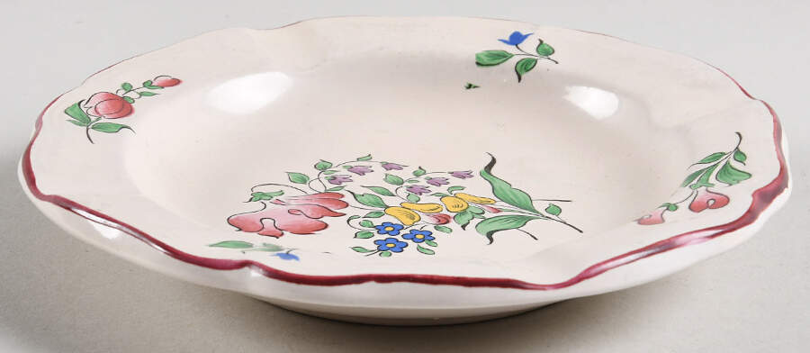 Old Strasbourg (Off White Background) 5" Ashtray by Luneville-1
