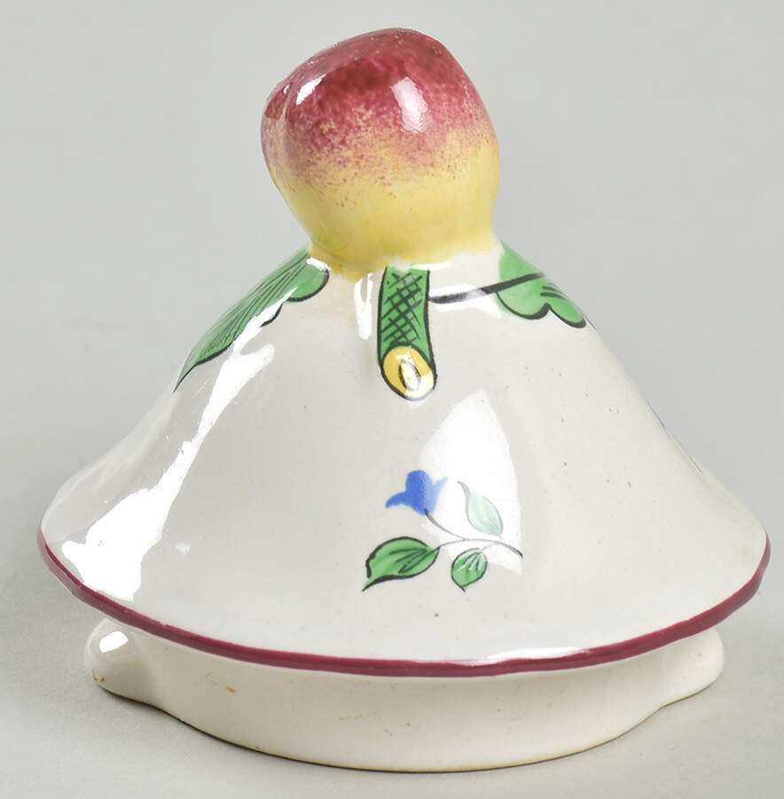 Old Strasbourg (Off White Background) Lid for Coffee Pot by Luneville-1
