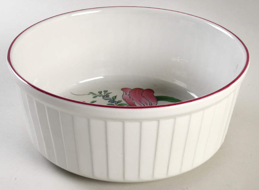Old Strasbourg (Off White Background) 8" Souffle by Luneville-1