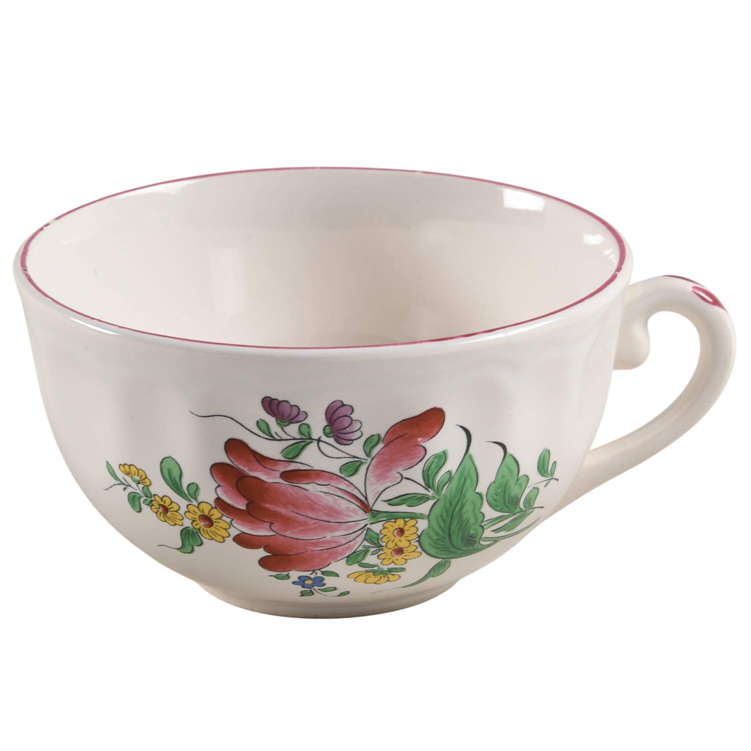 Old Strasbourg (Off White Background) Breakfast Cup by Luneville-1