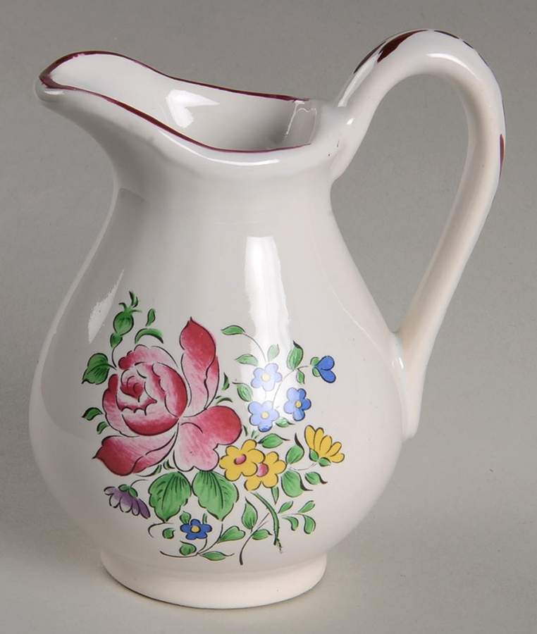 Old Strasbourg (Off White Background) Creamer by Luneville-1
