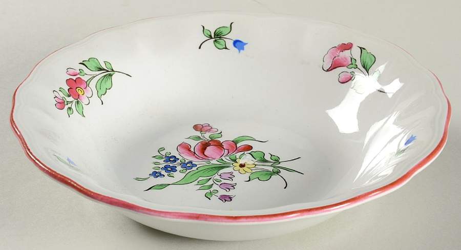 Old Strasbourg (Off White Background) Coupe Cereal Bowl by Luneville-1