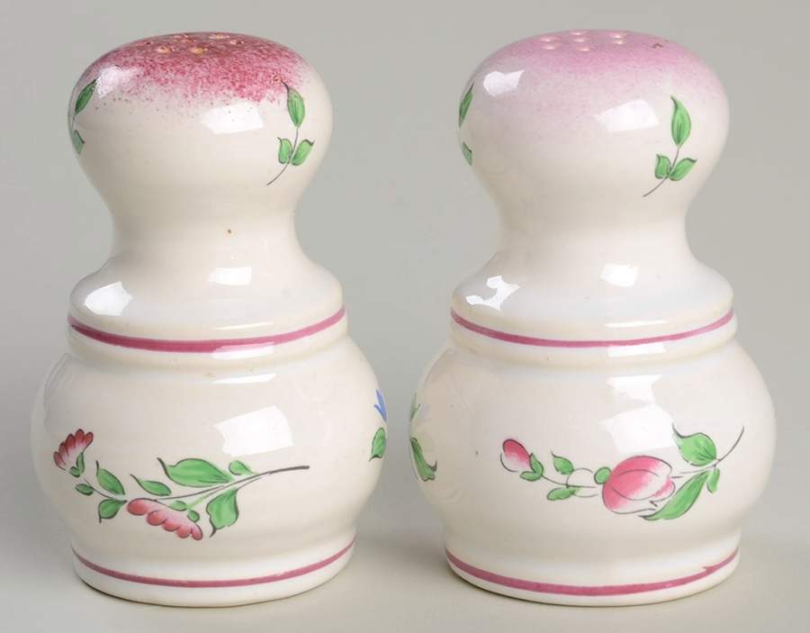 Old Strasbourg (Off White Background) Salt & Pepper Set by Luneville-1